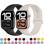 Silicone strap For iWatch strap series 10 46mm 42mm  sport strap for iwatch series 10 9 8 7 6 5 4 3 