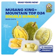【FROZEN MIX BUNDLE】[Klang Valley Delivery ] Frozen Old Tree Musang King & Mountain Top D24 Durian｜老树