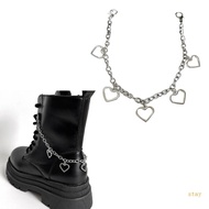 stay Y2k Style Shoe Chain Hollow out Star Pendant Shoes Chains  Boots Canvas Shoes Buckle Harajuku S