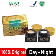 TJE FUK Original Whitening Cream Pemutih (Day + Night Cream) Asli Krim Malam dan Siang Serum Wajah G