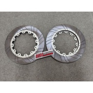 replacement disc rotor 410mm slotted & dril akebono 9n brembo 21z 20z 19z