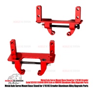 Metal Axle Servo Mount Base Stand for 1/10 RC Crawler SCX10 II MN999
