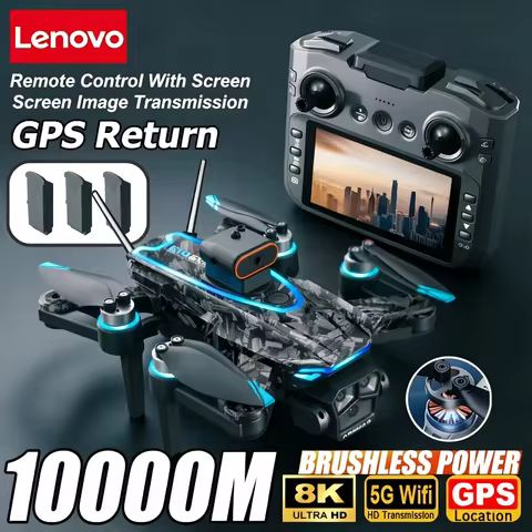 Lenovo D13 GPS Drone 8K Triple-Camera Aerial HD Optical Flow Intelligent Obstacle Avoidance Brushles