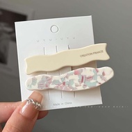 Kẹp Tóc Acetate Kẹp Tóc Đơn Giản Retro Kẹp Tóc Mái Lệch Mới 2024 Phụ Kiện Tóc Thời Trang Cho Phụ Nữ