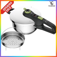 Tefal Pressure Cooker 3.2L IH Compatible for 1-3 Persons, One-Handed Pot, Secure Trendy, 10-Year War