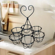 ADD 6 Holds Metal Egg Boiler Rack Freestanding Egg Boiler Household Steamed Egg Tray Cooker Kitchen 