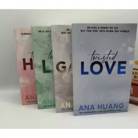 4 Books/Set Twisted Series By Ana Huang Books Love /Games / Hate /Lies Paperback English Novel Book