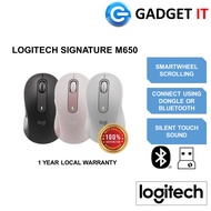 LOGITECH SIGNATURE M650 / M650 L WIRELESS MOUSE WITH SILENT CLICKS, BLUETOOTH MOUSE (910-006247/910-