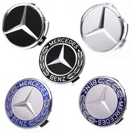 4pcs Mercedes-Benz Wheel Center Rim Caps Car Tire Hub Cap Replacement 75MM 60MM Fits all Models