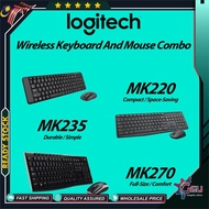 Logitech MK220 / MK235 / MK270 Wireless Keyboard and Mouse Combo, Wireless Keyboard and Mouse Combo
