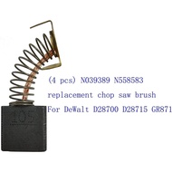 N039389 N558583 N408735 622437-00 replacement chop saw brush For DeWalt GR871 D28700 D28715 (4pcs) J