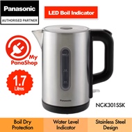 Panasonic Stylish Stainless Steel Design Electric Kettle ( 1.7L ) NC-K301SSK