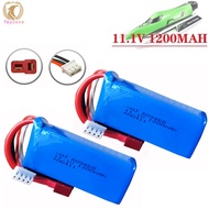 11.1v 1200mah 603468 Lithium Battery With T Plugfor Wltoys Wl915-a High Speed Vehicle F1 Racing Boat Parts Rc Battery