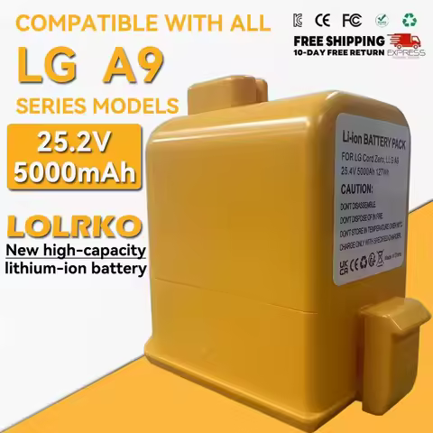 5.0Ah lithium ion battery For LG Cord Zero EAC63382204 A9,A9MAX,A9T-Ultra ,P9,A9K-CORE,A9K-PRO,A9N,A
