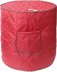 Air Fryer Cover Also for 6 Quart Instant Pot and Electric Pressure Cooker with Pocket,Electric Appliance Dust-Proof Cover（Red）