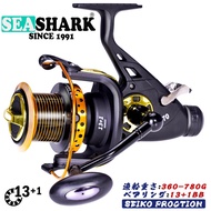 2022 New Full Metal Saltwater Freshwater Saltwater Reel Spinning Reel Long Shot Bait Lure Casting Sea Bass Trout Distance Wheels Pancin Saltwater Reel Rod HIGH SPEED LURE FISHING CASTING REEL MESIN PANCING