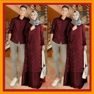 BAJU COUPLE CP PELINO / BAJU PASANGAN PESTA MUSLIM /BAJU COUPLE MURAH