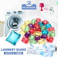 Hyperconcentration Laundry Beads 50 PCS X 5G Mix Colour Laundry Beads Laundry Liquid Washing Machine