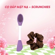 [HÀNG TẶNG - GIFT] QUÀ TẶNG CHO SEEMEE Sale Tháng 10: Cọ đắp mặt nạ + Dây buộc tóc Scrunchies