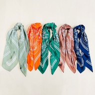 Square silk scarf for women 70 70x70cm turban bandana, beautiful, high-quality head covering to make