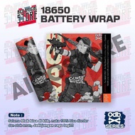 1 PCS Stiker Wraps Baterai 18650 Odebe x CREAMSIE WHIEAMSIEFull Original Desain Termurah Untuk Melin