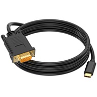 1080P Video Connector 1M/1.8M/3M HDMI To VGA Converter Professional AV Adapter Cord