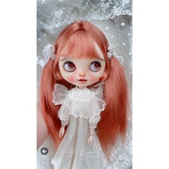 Blythe Doll Hard Cap Wig – Olros Color 2-Sided Tie Mohair Hair
