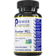 Premier Research Labs Premier HCL - Betaine HCL, Suplemen Betaine Hydrochloride untuk Fungsi Pencern