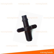 Nipple - 7mm Threaded Nipple 4mm Hose Connector 7mm/