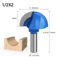 QUALITY Mata Profil Router Setengah Lingkaran Round Nose Bottom Shank