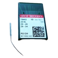 MESIN Bent som needle 29BL GB 75/11 RS EM GROZ BECKERT 29 BL number 11 soom machine