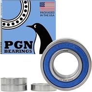 PGN 6206-2RS Sealed Ball Bearing - 30x62x16 - Lubricated - Chrome Steel (4 PCS)