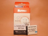 上到行驗正! 香港行貨由BATTPRO免費一年保用 BP70A BP-70A 電池合 Samsung DV180F,ES65,ES67,ES70,ES71,ES73,ES74,ES75,ES78,ES