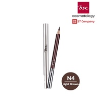 N4 สีน้ำตาลอ่อน ดินสอเขียนคิ้ว BSC EYEBROWN PENCIL กันน้ำ กันเหงื่อ สีคมชัดธรรมชาติ ติดทนนาน ดินสอ เขียน คิ้ว เขียนคิ้ว บีเอสซี เครื่องสำอาง eye brown