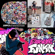 Friday 100pcs Night Funkin Sticker Pack Set Game DIY Waterproof Decal Imposter