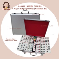 MAHJONG SET 4 PLAYERS 168 TILES 4人麻将 168张 飞牌