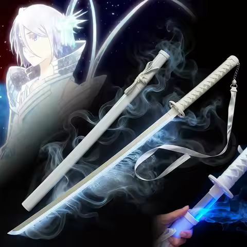40inch Vapour Rukia Katana Glow Fog Sword Anime Bleach Cosplay Real Size Japanese Katana Original Sa