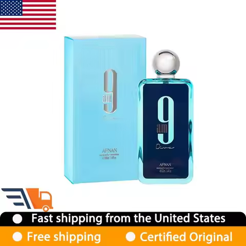Afnan 9AM Dive Unisex Eau de Parfum Spray 100ML Original Arab Perfumes Lasting Oriental Vanilla Perf