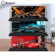 BrickLight™Acrylic Display Case Box Speed Champions F1 Race Car 77242, 77244, 77251 Ferrari SF-24 (O