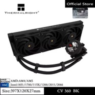 Thermalright CV360 Black CPU Liquid Cooler ARGB 2.4 Inch IPS Water cooled radiator Controlled Pump 3