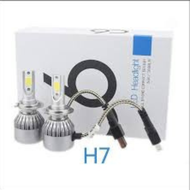 C6 Led headlight 2pc/PairSEPASANG Car motor LED Headlamp Bulb 6000k H4 H3 H7 H8 H11 H16 9005 9006 HB