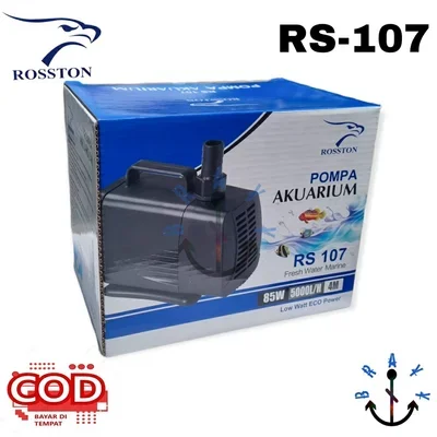 Rosston RS-107 RS107 RS 107 Pompa Celup Kolam Aquarium Hidroponik Powerhead 85 WATT HIGH 4 METER 5000 LITER PER JAM