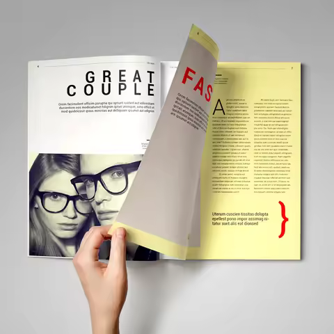 Custom Books Booklet Brochure Printing Magazine Comic Instruction Manual Catalogue For Advertising C