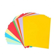 กระดาษสี 100 แผ่น MARKQ, กระดาษสี A4 80 แกรม สำหรับวาดภาพ ภาพเขียน ดอกไม้ขี้ผึ้ง งานศิลปะและงานฝีมือ