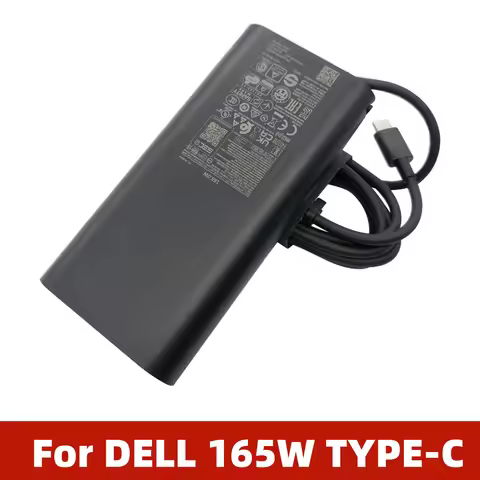 165W 28V 5.893A GAN USB/TYPE C Charger for Dell Precision5690 5680 3580 XPS17 9720 Latitude7640 5440
