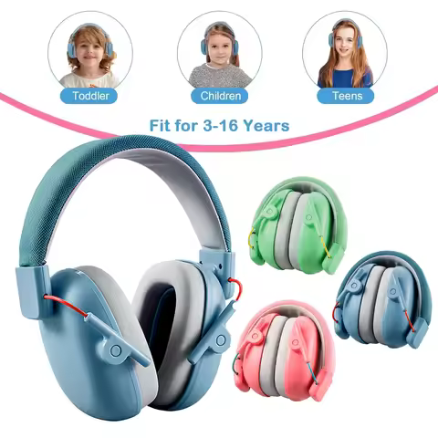 Kids Hearing Protection EarMuffs SNR 27dB Kids Hearing Protection EarMuffs Sleep Study Noise Reducti