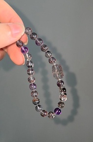 小精品 煙花超七金草莓毒液彼岸花 水晶手鏈手串 6MM 全面人緣