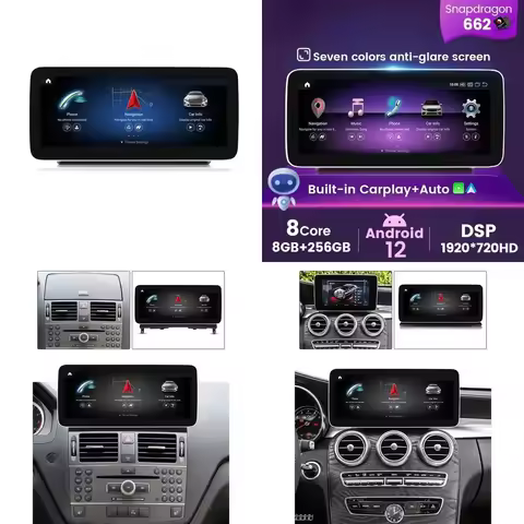GLC W204 W205 C180 C200 C220 C300 S204 Car Radio Android Car DVD Player Navigation for MEKEDE Cd Pla