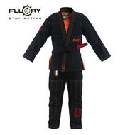 FLUORY Fire Barrier Brazilian Jiu-Jitsu Uniform Mens and Womens BJJ GI Casual Adult Professional Jud