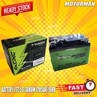 BATTERY YTZ-5 TAIKOM 2V5AH/10HR HONDA W125/EX5/W110/ICON YAMAHA LCII/Y15ZR/AVANTIZ/SOLARIZ